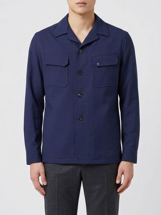 Tagliatore Virgin Wool Shirt Jacket