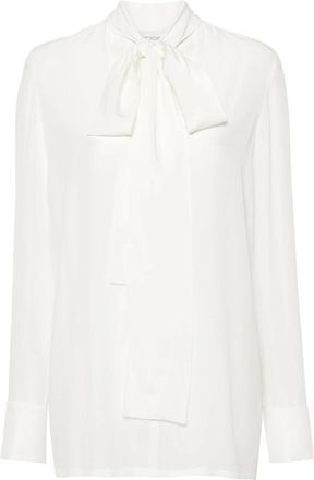 Sportmax Camicia Elleni Blouse met Lange Mouwen - Dames - Blouses - Wit - S - Overhemden