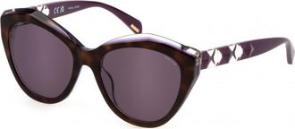 Police Womens SPLL35 55 550993 Sunglasses - Purple - One Size