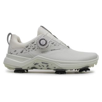 Ecco Ecco Golf Biom G5 152523 Leather Textile Womens Comfort Trainers - White - Size:UK 6.5-7