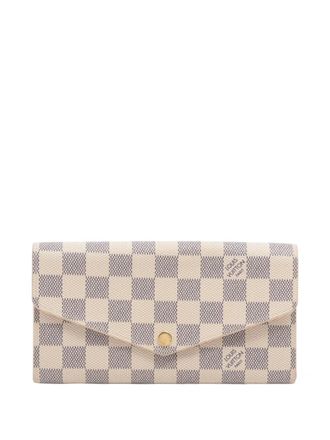 Louis Vuitton 2021-2025 Sarah Damier-pattern wallet - unisex - Canvas - One Size - Neutrals