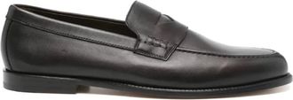 Doucal's Moro Loafer Schoenen voor Mannen - Heren - Loafers - Zwart - 40 1/2 EU - Leer - Schoenen