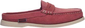 Sebago Womens/Ladies Omega Suede Loafers (Rose Cupcake) - Navy/Red - Size UK 3.5