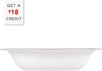 Wedgwood Vera Wang For Wedgwood Lace Gold Open Vegetable Bowl Oval 9.75In With $18 Credit