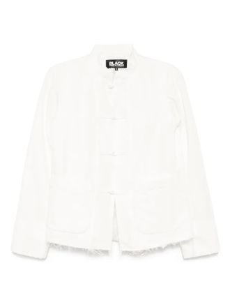 Comme Des Garçons Jack met opstaande kraag - Wit