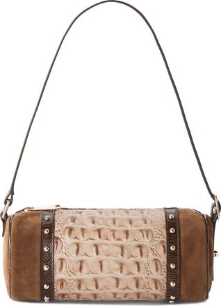 Brahmin Billie Leather Barrel Bag in Taupe Ensemble at Nordstrom