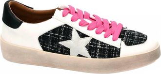 Corkys Footwear Womens Another Round Sneakers In Black Tweed