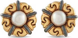 Bulgari 18K Pearl Clip-On Earring (Authentic Pre-Loved)