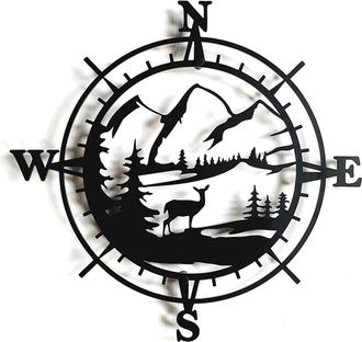 OEM Decorizzly Rosa De Los Vientos / Br&uacute;jula Bosque 3d