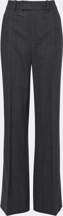 Nili Lotan Etoile wool and cashmere wide-leg pants