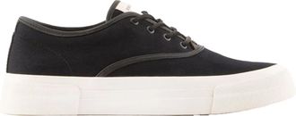 Emporio Armani Heren Logo Trainers (Marine)