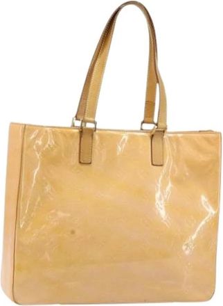 Louis Vuitton Pre-owned Vintage Laktas Tote - Dames - Vintage Shopper - Beige - ONE Size - Leer - Vintage
