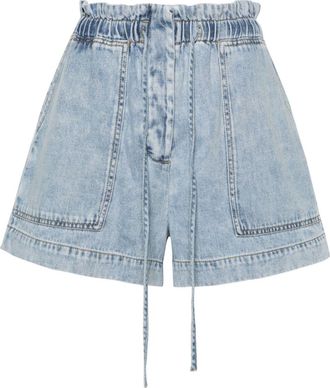 Rails Foster wide-leg denim shorts - women - TENCEL Lyocell (LENZING)/Cotton - M - Blue