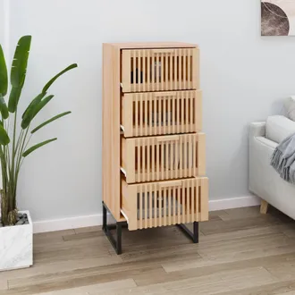 vidaXL Aparador Alto Madera Contrachapada 40x30x95 Cm Vidaxl