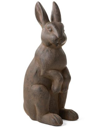 Glitzhome Handmade Oversized Standing Rabbit Statue
