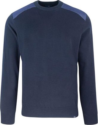 Paul & Shark Lightweight Cotton Sweater - Blue