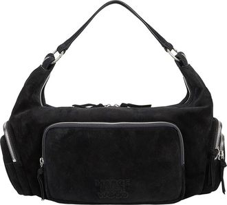 Margesherwood City Suede Hobo Bag in Black Suede at Nordstrom