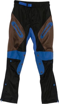 Kiko Kostadinov x Fox Lab zip fox motif trousers - Black