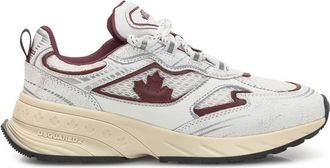 Dsquared2 White Maple Leaf Sneakers