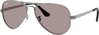 Ray-Ban Aviator Max - unisex - Zonnebrillen - Grijs - 58 MM - Accessoires