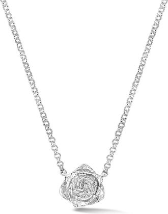 Dower & Hall Wild Rose Single Bloom Pendant