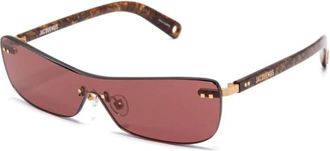 Jacquemus C2Sun Zonnebril - unisex - Zonnebrillen - Bruin - 55 MM - Accessoires