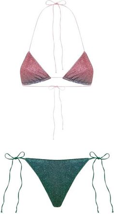 Os&eacute;ree Animalier Glitter-effect Bikini - Dames - Bikinis - Veelkleurig - M - Badmode