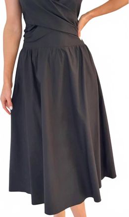 Greylin Etienne Midi Skirt In Black