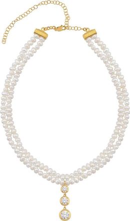 Peracas Bella Statement Pearl Necklace in Ivory at Nordstrom