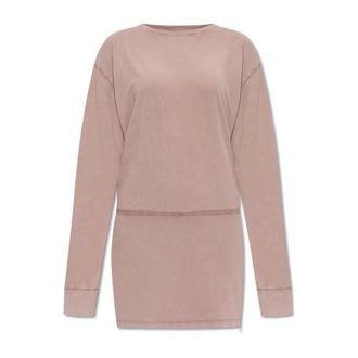 Dsquared2 Kleedjes, Dames, Roze, M, Katoen, Gedrukte jurk