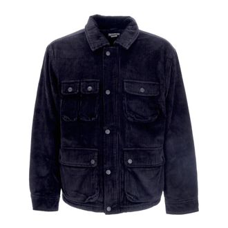 Obey Zwarte Larson Werkjas - Heren - Zomerjassen - Zwart - XL - Katoen - Jassen