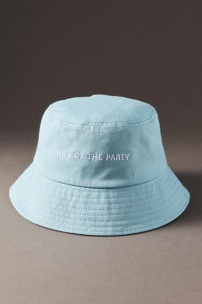 Anthropologie Kenz Kustomz Wife of the Party Bucket Hat