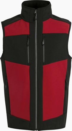 Regatta Mens Regatta Professional Mens Colour Block Softshell Body Warmer - Red - Size: Regular/36