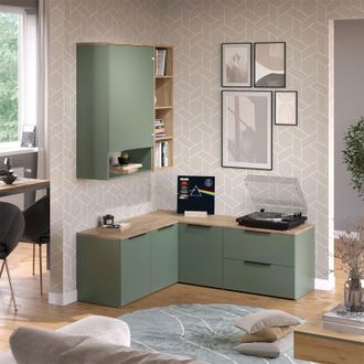 Vicco Conjunto De Sal&oacute;n Wido, Verde, 5 Partes, Vicco