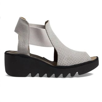 FLY London Womens Wedge Sandal In Concrete