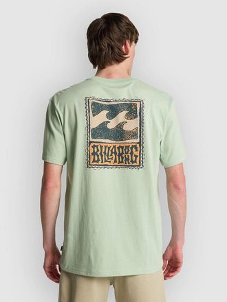 Billabong Stamp T-Shirt gr&uuml;n