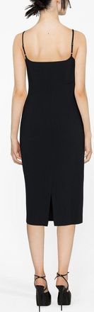 Blumarine Heart Sequin Embellished Dress - Black