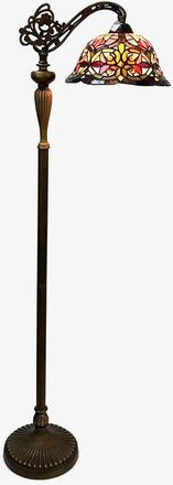 Chloe Lighting BERTRAM Tiffany-style 1 Light Victorian Reading Floor Lamp 12 Shade