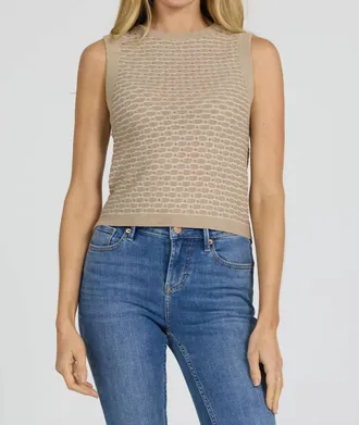 Dear John Denim Maggie Sleeveless Knit Top In Mojave Desert