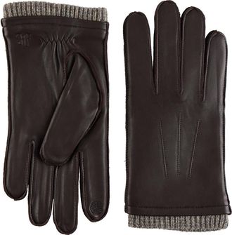 Hickey Freeman Leather Gloves in Brown at Nordstrom Rack, Size X-Large
