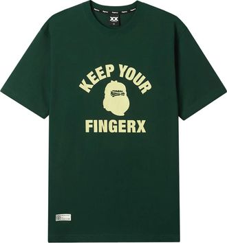Fingercroxx T-shirt con grafica - Verde