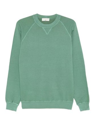 FILIPPO DE LAURENTIIS raglan-sleeve crew-neck sweatshirt - Green