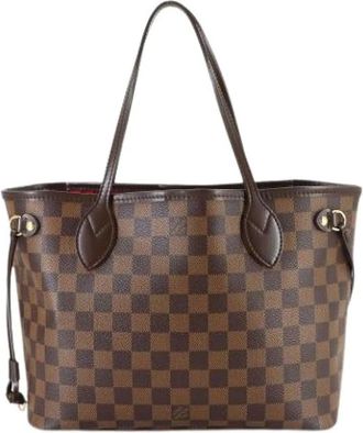 Louis Vuitton Pre-owned Tote Bags, female, Brown, Size: ONE SIZE Pre-owned Damier Canvas Tote Bag