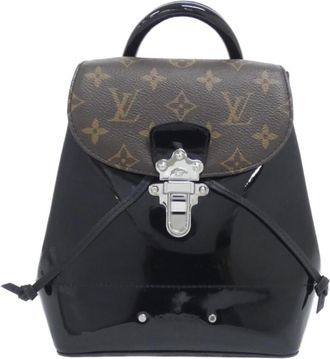Louis Vuitton Monogram Vernis Black Monogram Monogram Vernis Monogram Backpack (Pre-Owned)