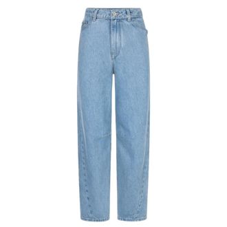 Dante6 Brave Barrel Jeans - Dames - Jeans - Blauw - Maat: W25 Katoen