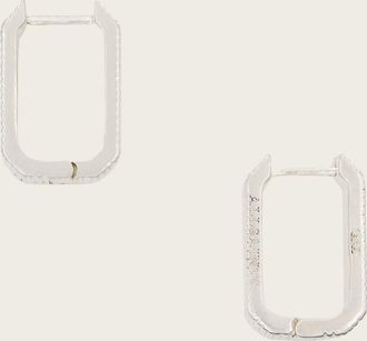 AllSaints Main: 100% Sterling Silver Otto Wide Set Earrings, Size: One Size