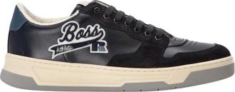 HUGO BOSS Heren, Schoenen, Blauw, Maat: 45 EU Leer