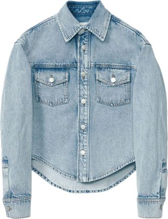 Fabiana Filippi denim jacket - women - Cotton - 40 - Blue