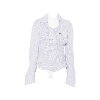 Vivienne Westwood Drunken Striped Layered Shirt