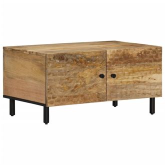 vidaXL Mesa De Centro De Madera Maciza De Mango 80x50x40 Cm Vidaxl